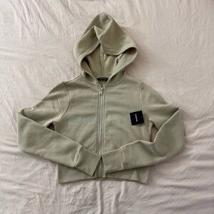 NEW! BEBE Hoodie with Rhinestone Logo